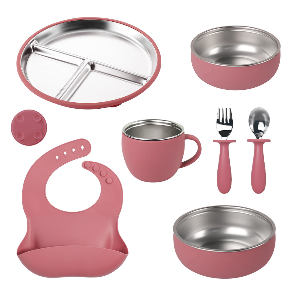 baby silicone cutlery set